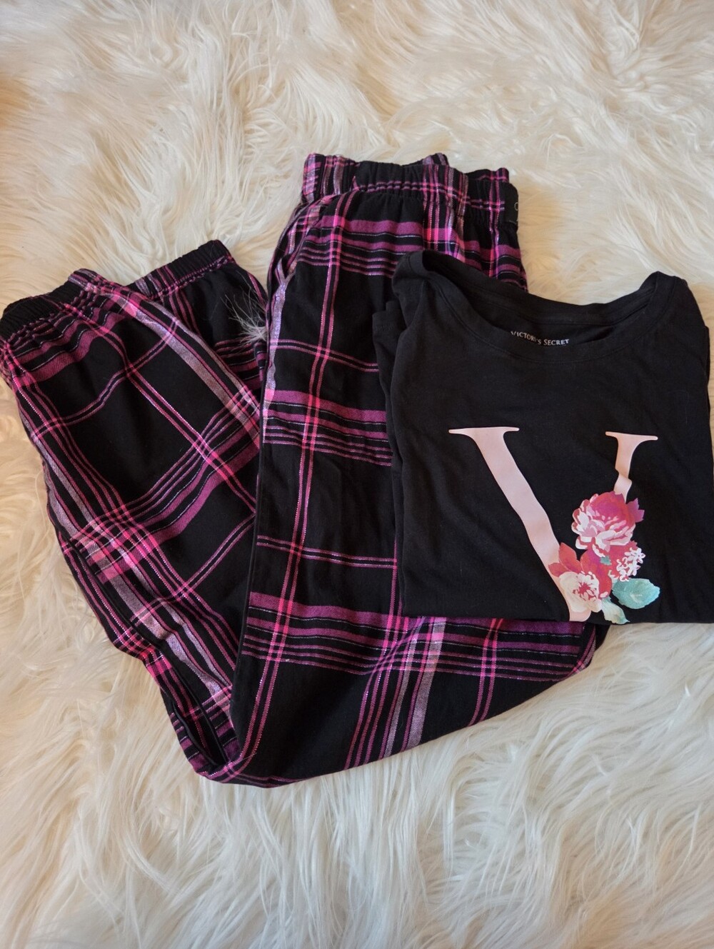 Victoria's Secret Short Sleeve Jogger Set